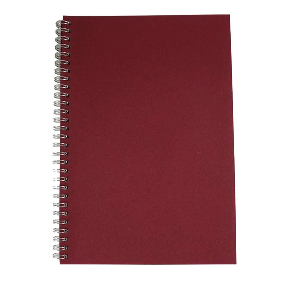 hardcover paper spiral notebook