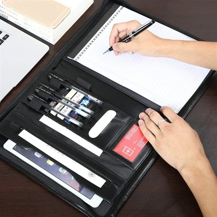 Personalized Leather File Folder