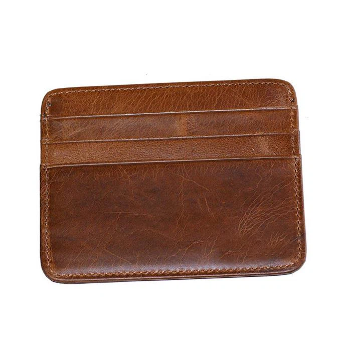 Mini Card Wallet Genuine Leather