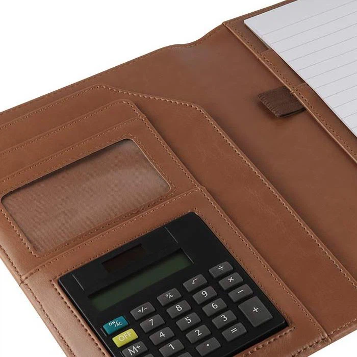 A5 Leather Portfolio With Calculator A5 Leather Portfolio With Calculator
