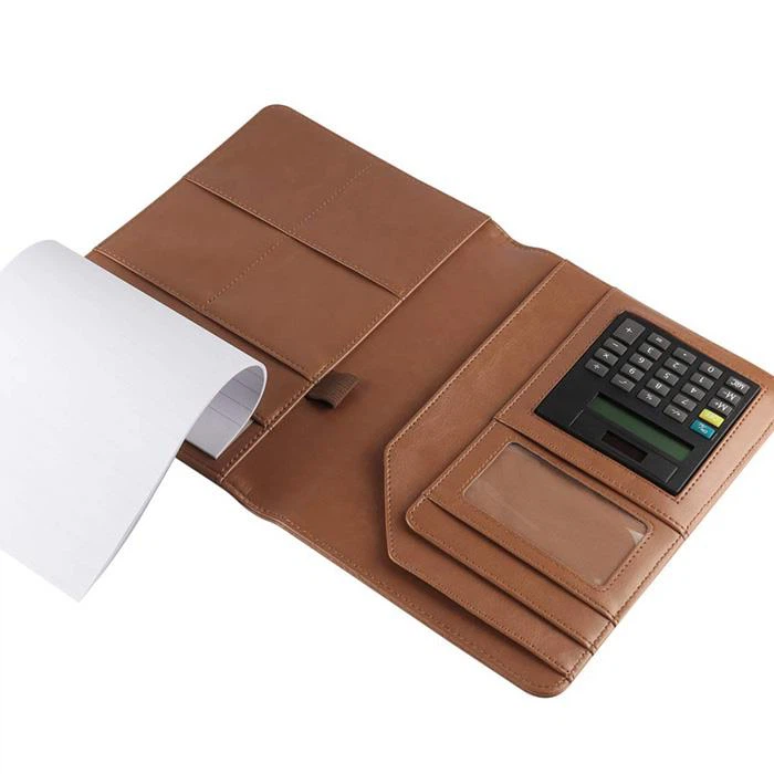 A5 Leather Portfolio With Calculator A5 Leather Portfolio With Calculator