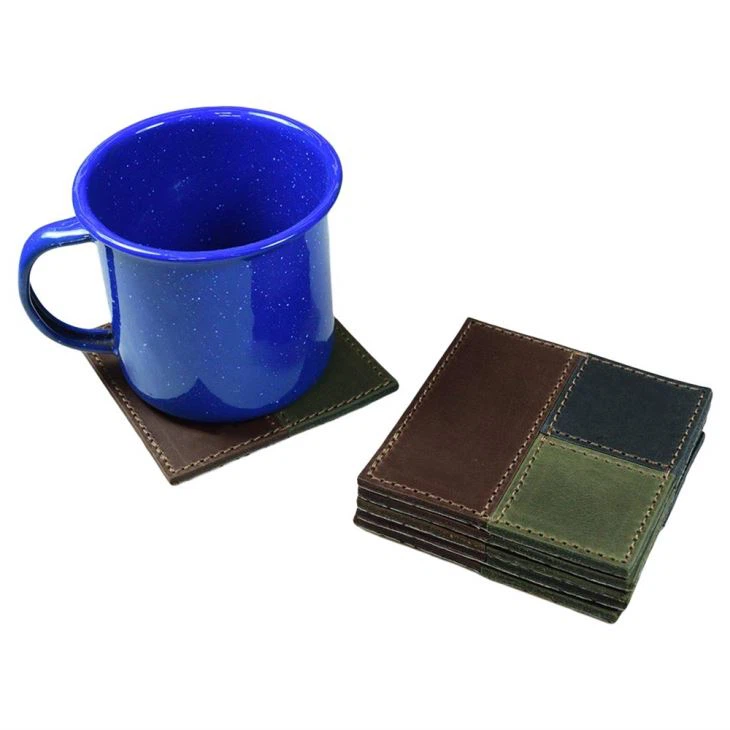Thick Real Leather Coasters Thick Real Leather Coasters