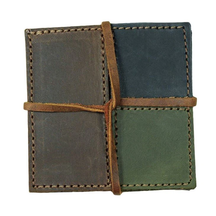 Thick Real Leather Coasters Thick Real Leather Coasters