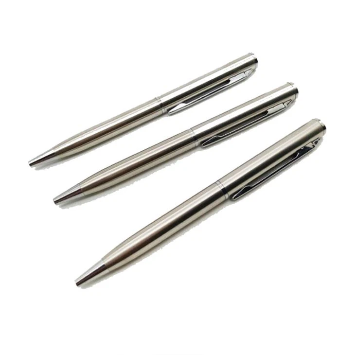 Sliver Black Ink Ballpoint Pen